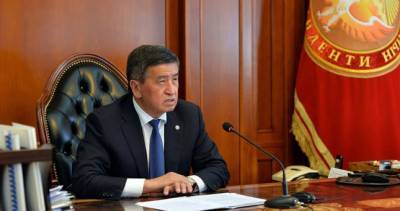 Жээнбеков и Боронов обсудили экономическое положение Кыргызстана