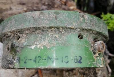 В Каменске-Уральском во время дорожных работ была обнаружена противопехотная мина