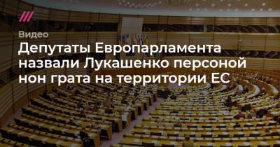 Депутаты Европарламента назвали Лукашенко персоной нон грата на территории ЕС