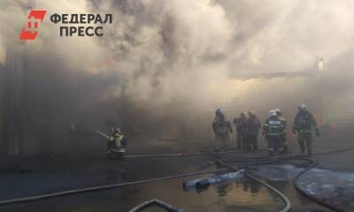 В Нижнем Новгороде потушен крупный пожар на складе лакокрасочных изделий