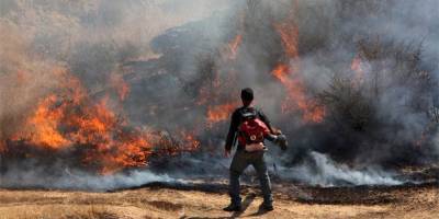 20 пожаров вспыхнули в поселениях вокруг сектора Газа