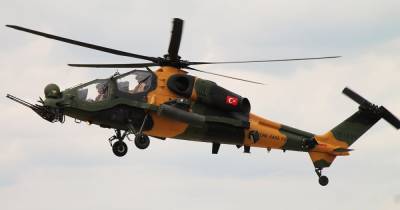 Турецкий военный вертолет разбился у границы с Ираком