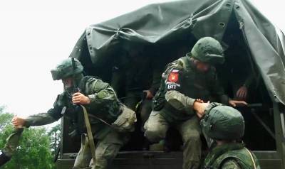 Военная полиция провела учения на Сахалине