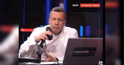 Работник БелАЗа в прямом эфире показал гениталии пропагандисту Соловьеву (видео 18+)