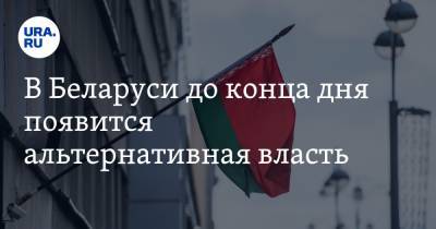 В Беларуси до конца дня появится альтернативная власть