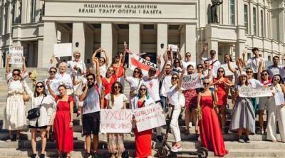 В Белоруссии прошёл митинг сотрудников индустрии моды