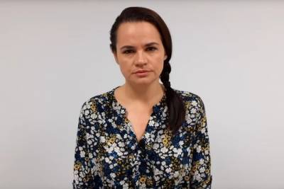 Тихановская записала видеообращение в день рождения мужа