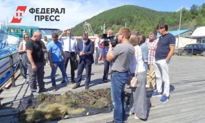 Дайверы и депутаты очистили дно Байкала от сетей