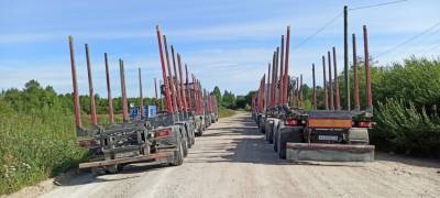 Лесозаготовители пообещали жителям деревни на севере Карелии убрать остановку лесовозов