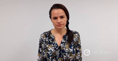 Тихановская записала видеообращение в день рождения арестованного мужа