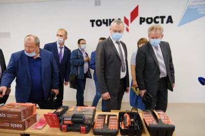 Губернатор Новосибирской области пообещал обеспечить «Точки роста» нужным оборудованием