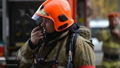 Офис производства железобетона загорелся в Москве
