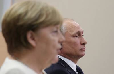 Ангела Меркель и Владимир Путин обсудили протесты в Беларуси