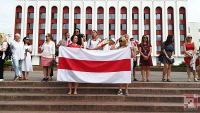 К участникам пикета возле здания МИДа никто из дипломатов не вышел