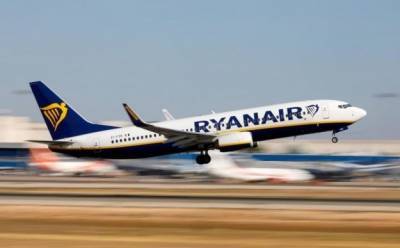Ryanair сократит на 20% количество осенних рейсов