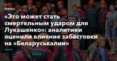 «Это может стать смертельным ударом для Лукашенко»: аналитики оценили влияние забастовки на «Беларуськалии»