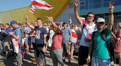 В Беларуси на акции солидарности вышли работники сахарных заводов