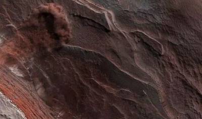 В NASA показали «лавину» на Марсе (ФОТО)