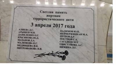 Петербургский метрополитен выплатил 58 миллионов рублей пострадавшим при теракте