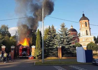 Возгорание произошло в церковной лавке храма в Зеленограде