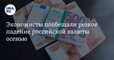 Экономисты пообещали резкое падение российской валюты осенью. Евро будет стоить 100 рублей