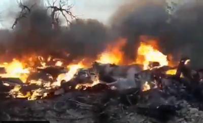 Появилось видео уничтожения российских беспилотников в Сирии