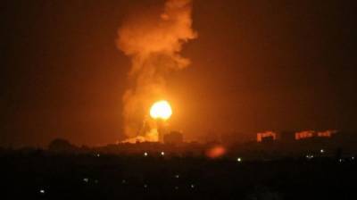 В ответ на запуск ракеты: ЦАХАЛ нанес удар по Газе