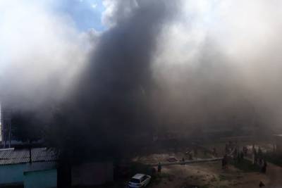 Пятиэтажка горит в селе Даурия, есть пострадавший – СМИ