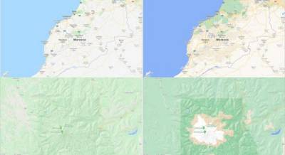 Сервис Google Карты будет показывать ландшафт местности (фото)