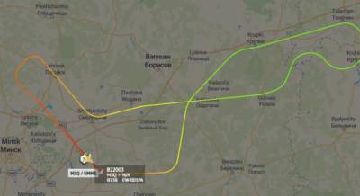 Самолет Лукашенко вылетел в сторону России и вернулся в Минск