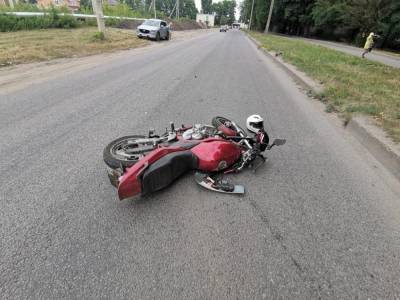 КамАЗ сбил мотоциклиста