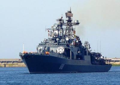 В районе строительства "Северного потока-2" появились российские военные корабли