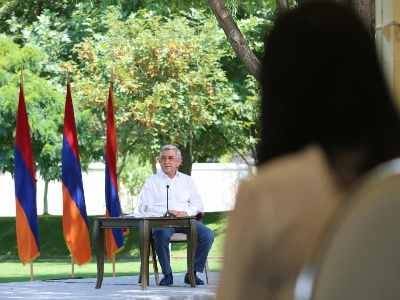 Серж Саргсян: Ни один азербайджанский БПЛА не добрался до Степанакерта