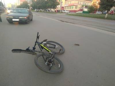 В Уфе водитель сбил велосипедиста