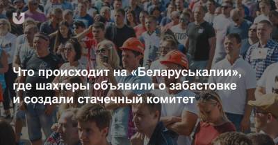 Что происходит на «Беларуськалии», где шахтеры объявили о забастовке и создали стачечный комитет