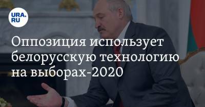 Оппозиция использует белорусскую технологию на выборах-2020
