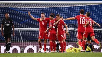 Дубль Гнабри помог «Баварии» разгромить «Лион» в полуфинале Лиги чемпионов