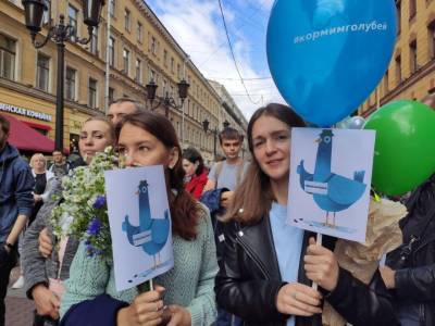 На акции в поддержку Хабаровска в Петербурге задержали более 20 человек