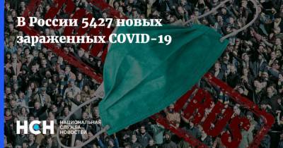 В России 5427 новых зараженных COVID-19