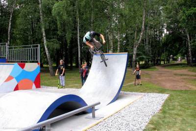 В День города в Рязани открыли скейт-парк