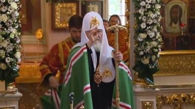 Новости на "России 24". Патриарх Кирилл провел божественную литургию в день Ильи Пророка