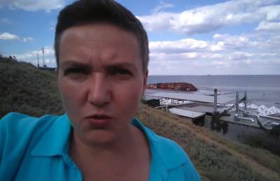 "Хочет, но не может?": Савченко обратилась к Зеленскому на фоне затонувшего танкера "Делфи"