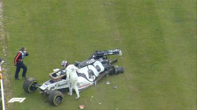 Даниил Квят назвал причину жесткой аварии на Гран-при Великобритании