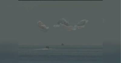 Crew Dragon успешно приводнился в Мексиканском заливе: первое видео