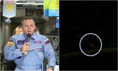 Российский космонавт заснял на видео неопознанные объекты