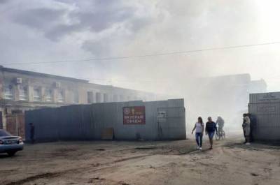 Пожар на экскаваторном заводе в Воронеже потушили