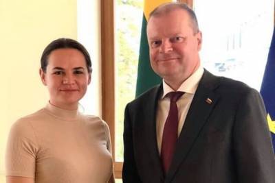 Премьер Литвы — Светлане Тихановской: Белорусский народ пробуждается