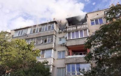 В Севастополе произошел пожар со взрывом