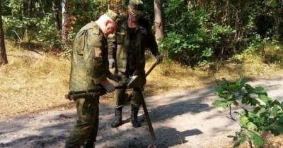 В лесу под Балтийском, где при взрыве пострадали дети, за сутки нашли ещё четыре снаряда