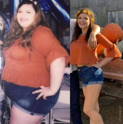 19-летняя девушка похудела на 89 кг и изменила свою жизнь